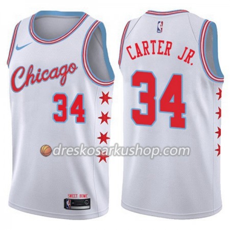 Muški NBA Dres Chicago Bulls Wendell Carter 34 Nike City Edition Swingman